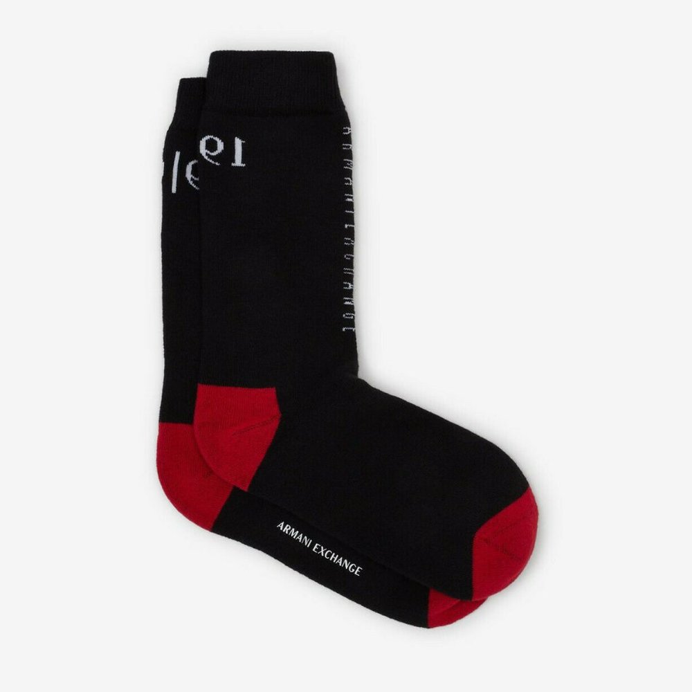 Armani Exchange Short Socks Sponge Monopack Cotton New NWT - Picture 3 of 3